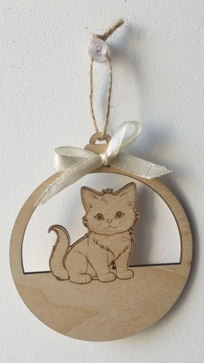 Boule de Noël Chat