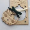 Carte de vœux + boule de noël Sapin