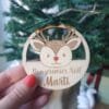 Boule de Noël renne enfant