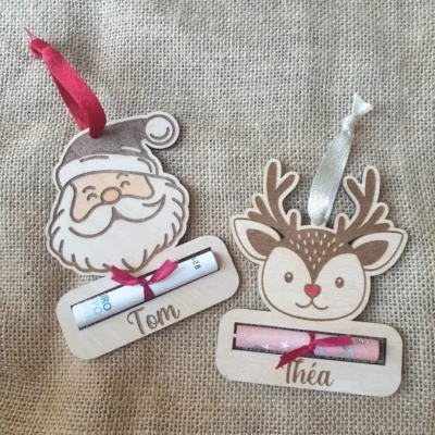 boule billet (14) Boule Porte Billet Père Noël