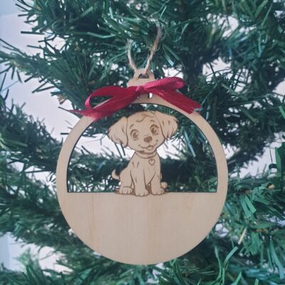 Boule de Noël Chien