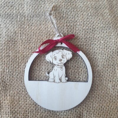 Boule de Noël Chien