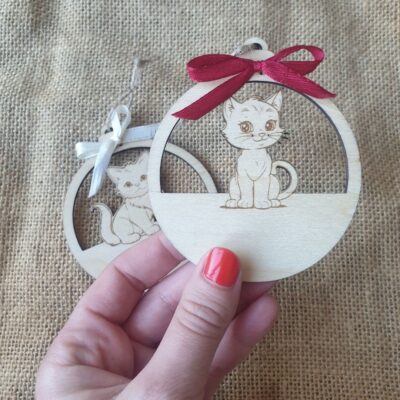 Boule de Noël Chat