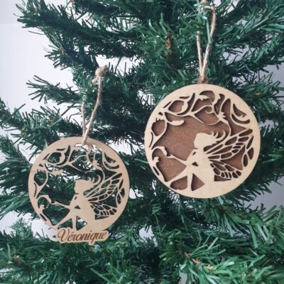 Boule de Noël Zen Fée