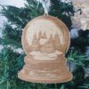 Lot de 3 boules de Noël gravées