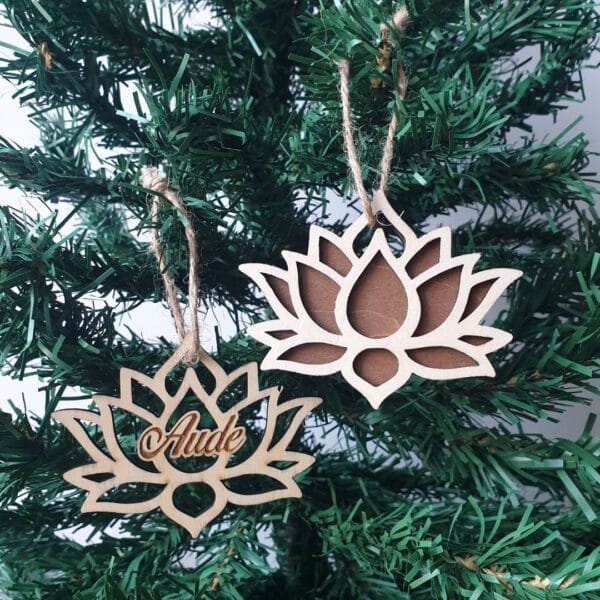 Boule de Noël Zen Lotus