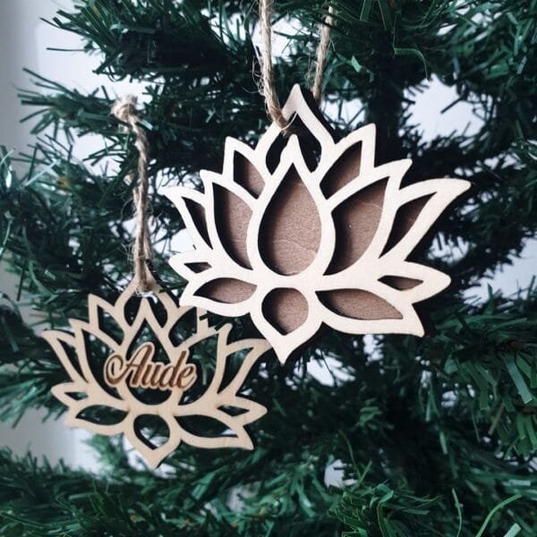 Boule de Noël Zen Lotus