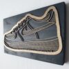 Tableau Basket Nike Noir et Doré