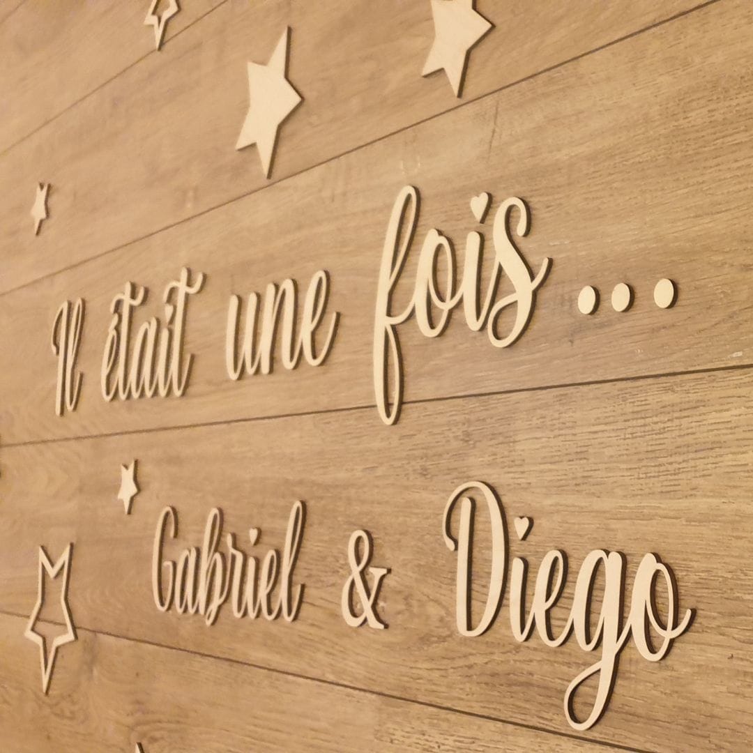 il etait une fois decoration bois chambre enfant