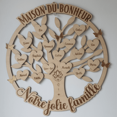 Grand Arbre de Vie Famille - Maison du Bonheur