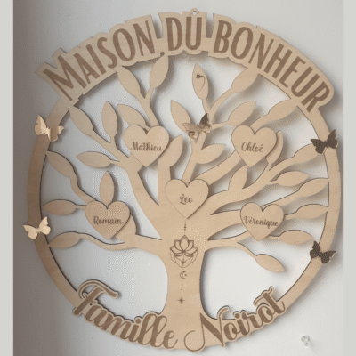 Grand Arbre de Vie Famille - Maison du Bonheur