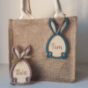 Sac de Pâques avec son petit lapin personnalisé