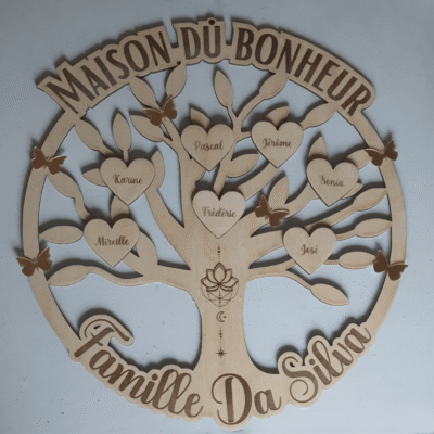 Grand Arbre de Vie Famille - Maison du Bonheur