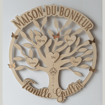 Grand Arbre de Vie Famille - Maison du Bonheur