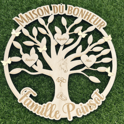 Grand Arbre de Vie Famille - Maison du Bonheur