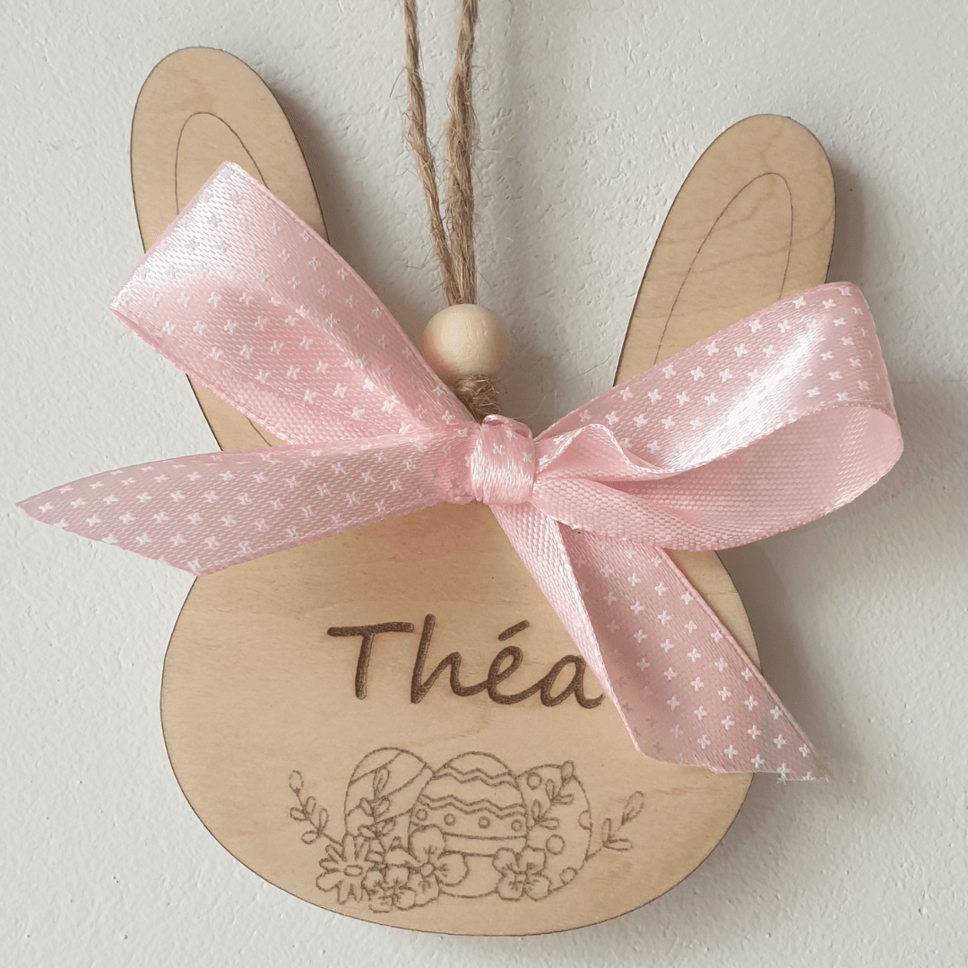 Tête de lapin prénom