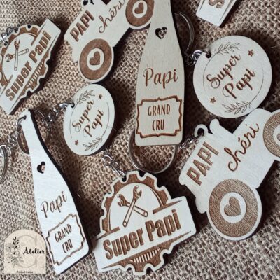 Collection de porte-clés  – Fête des grands-pères