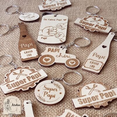 Collection de porte-clés  – Fête des grands-pères